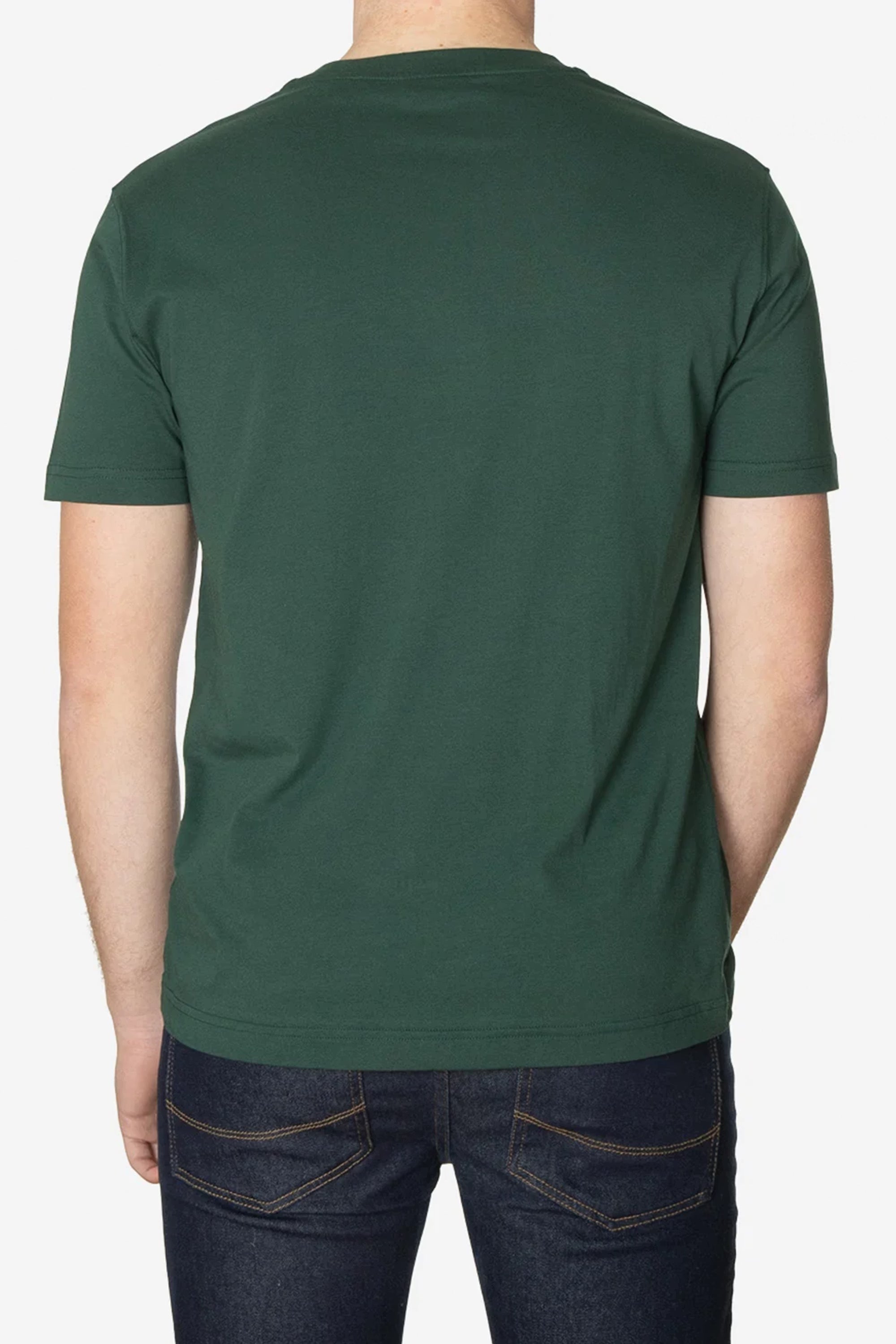 GANT G Badge SS T-shirt #Colour_Tartan Green