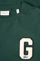 GANT G Badge SS T-shirt #Colour_Tartan Green