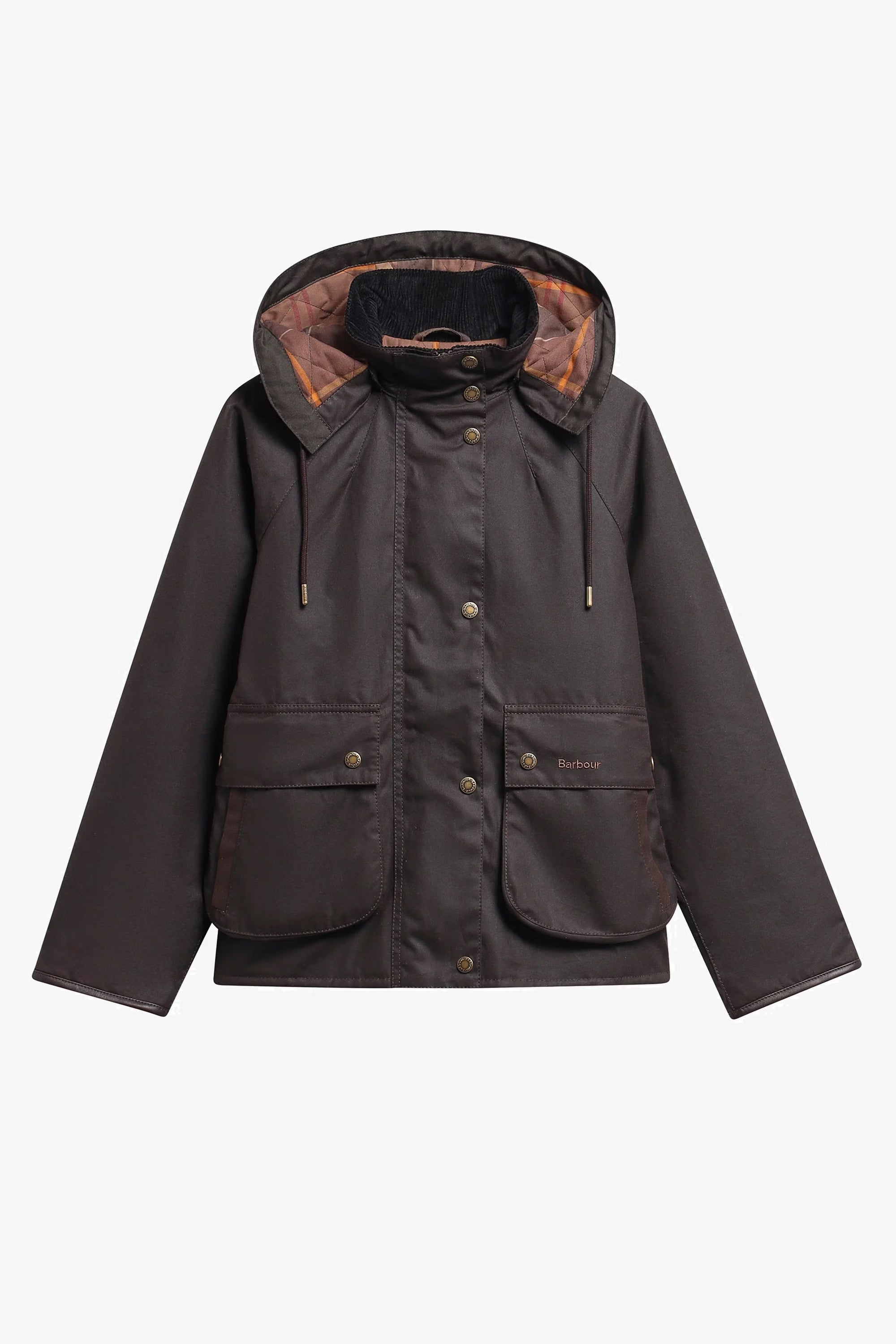 Barbour Georgette Wax Jacket #Colour_Rustic/Muted