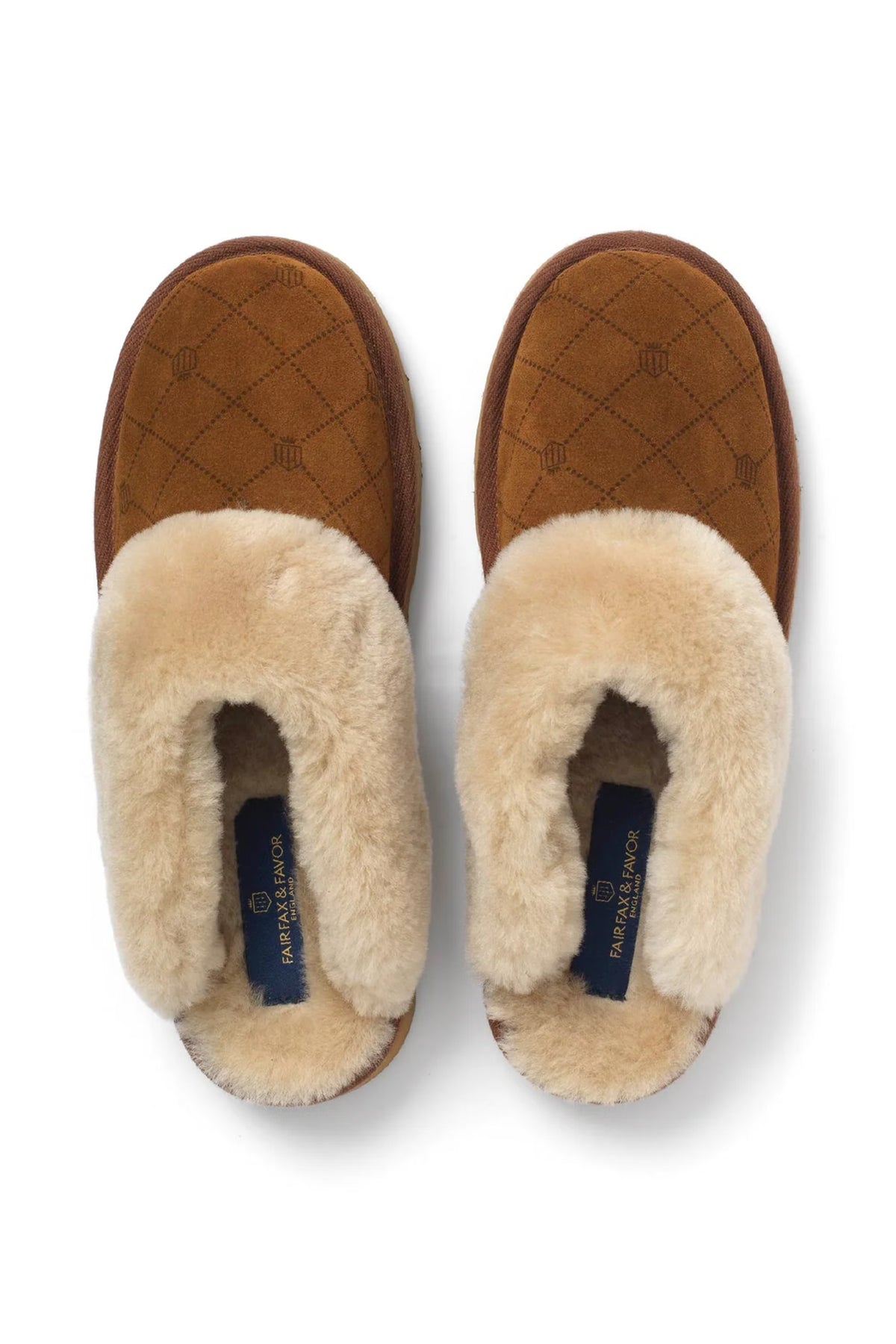 Fairfax & Favor Glencoe Mule Slipper #Colour_Tan
