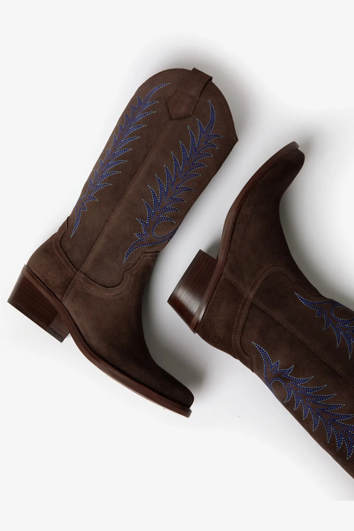 Goldie Suede Embroided Boot