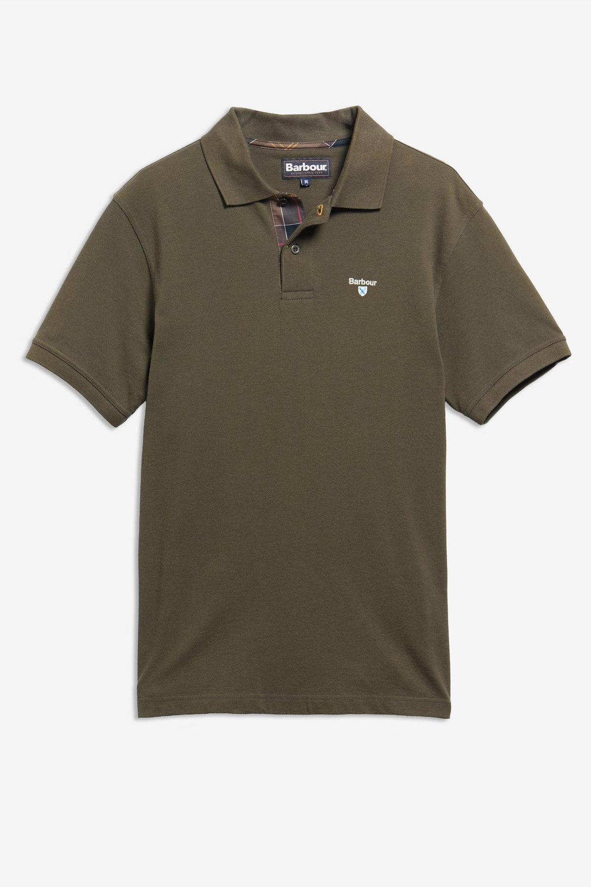 Tartan Pique Tailored Polo Shirt