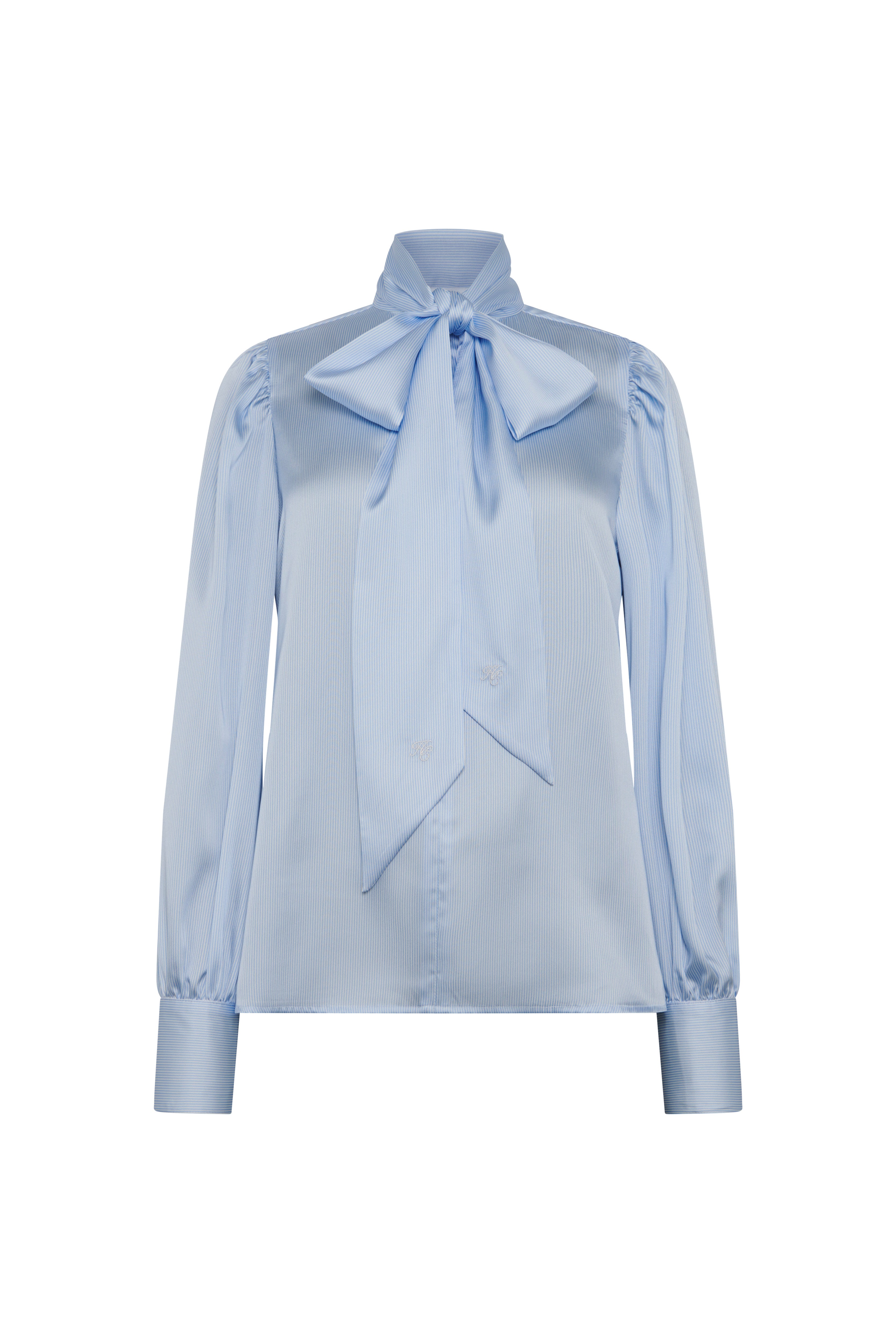 Holland Cooper Sky Stripe Ariella Blouse #Colour_Sky Stripe