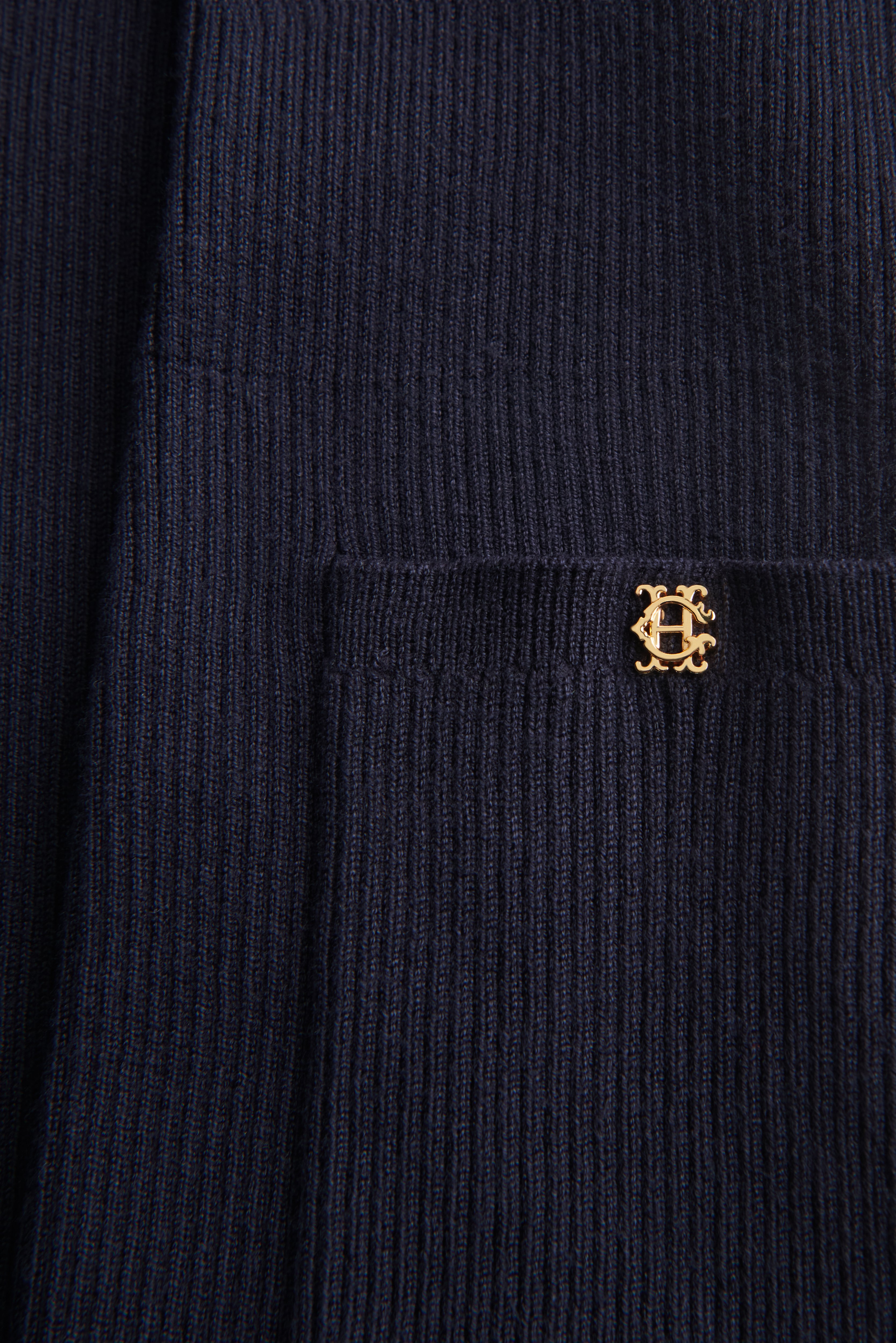 Holland Cooper Ink Navy Aubrey Knitted Tank #Colour_Ink Navy