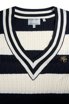 Holland Cooper Ink Navy Stripe Badminton Knit #Colour_Ink Navy Stripe