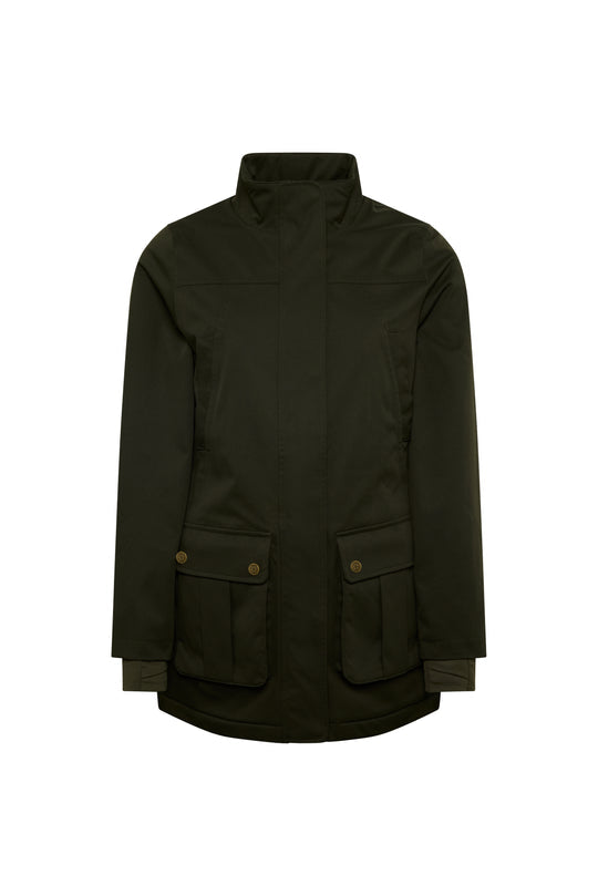 Holland Cooper Khaki Bramwell Country Coat #Colour_Khaki