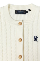 Holland Cooper Natural Cotswold Short Sleeve Cardigan #Colour_Natural