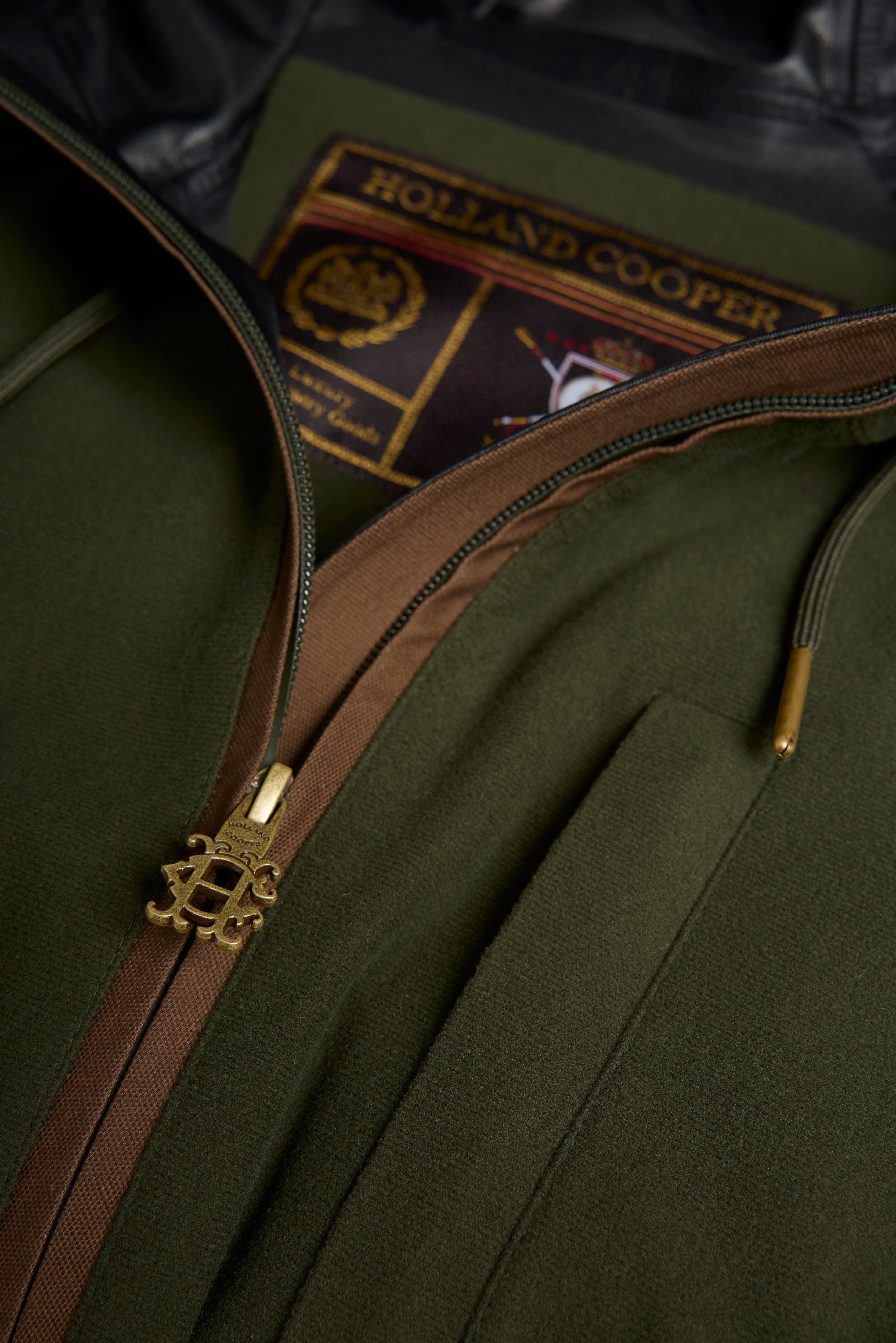 Holland Cooper Khaki Country Parka #Colour_Khaki