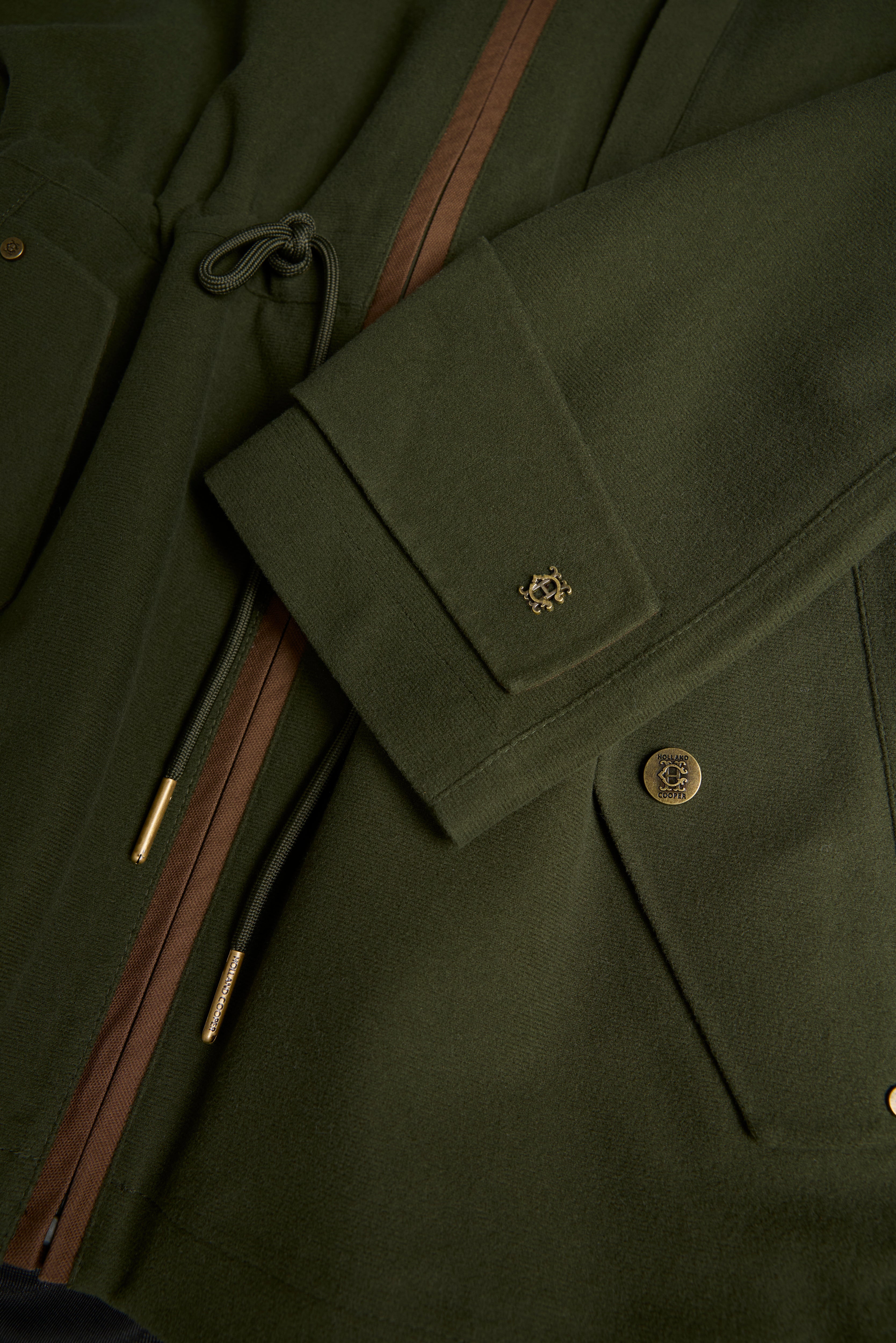 Holland Cooper Khaki Country Parka #Colour_Khaki