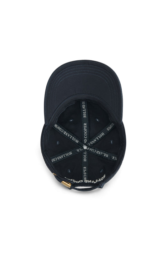Holland Cooper Navy Ecru Racquets Cap #Colour_Navy Ecru