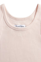 Holland Cooper Palest Pink Rebecca Rib Tank #Colour_Palest Pink