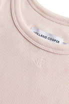 Holland Cooper Palest Pink Rebecca Rib Tank #Colour_Palest Pink