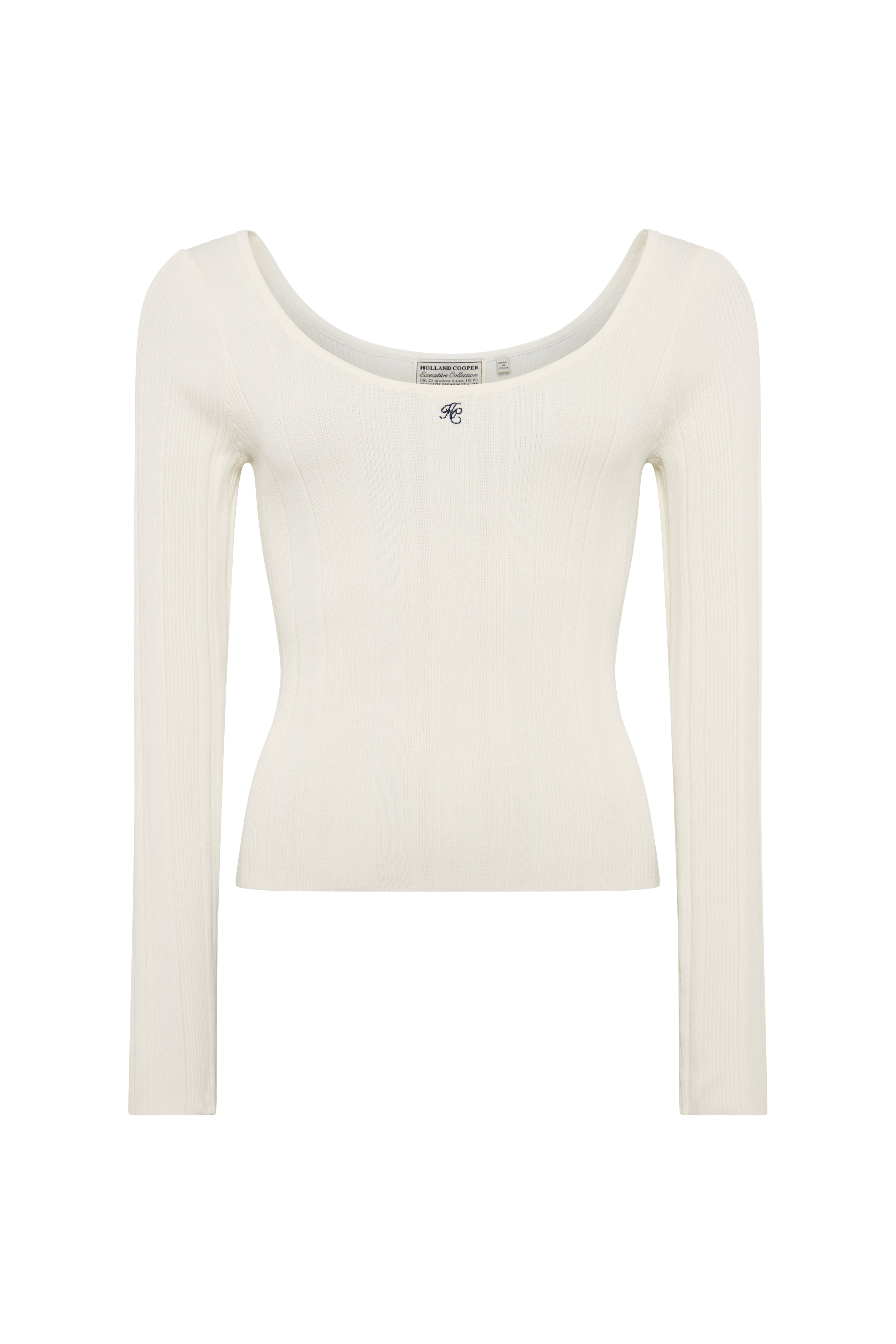 Holland Cooper Ruby Knitted Long Sleeve Top #Colour_
