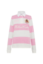 Holland Cooper Pink Ecru Rugby Shirt #Colour_Pink Ecru