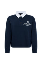 Holland Cooper Ink Navy Short Rugby Shirt #Colour_Ink Navy