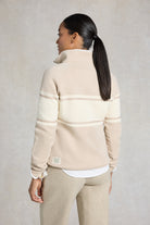 Holland Cooper Stone Signature Quarter Zip Sweat #Colour_Stone