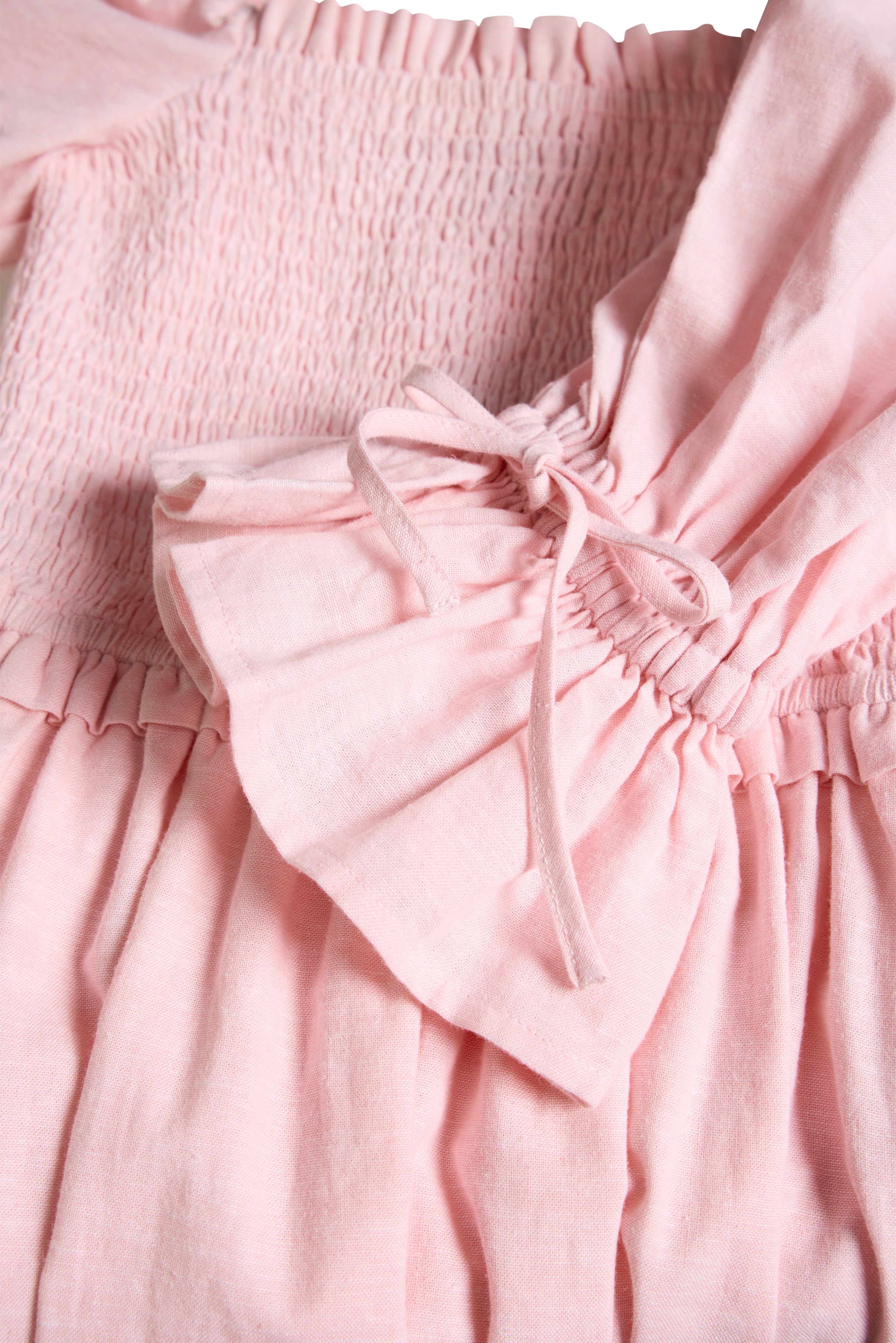 Holland Cooper Pale Pink Smock Dress #Colour_Pale Pink