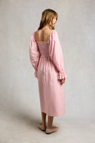 Holland Cooper Pale Pink Smock Dress #Colour_Pale Pink
