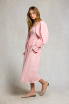 Holland Cooper Pale Pink Smock Dress #Colour_Pale Pink