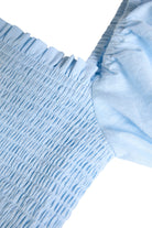 Holland Cooper Pale Blue Chambray Smock Dress #Colour_Pale Blue Chambray