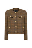 Holland Cooper Abbot Check Tweed Chelsea Jacket #Colour_Abbot Check Tweed