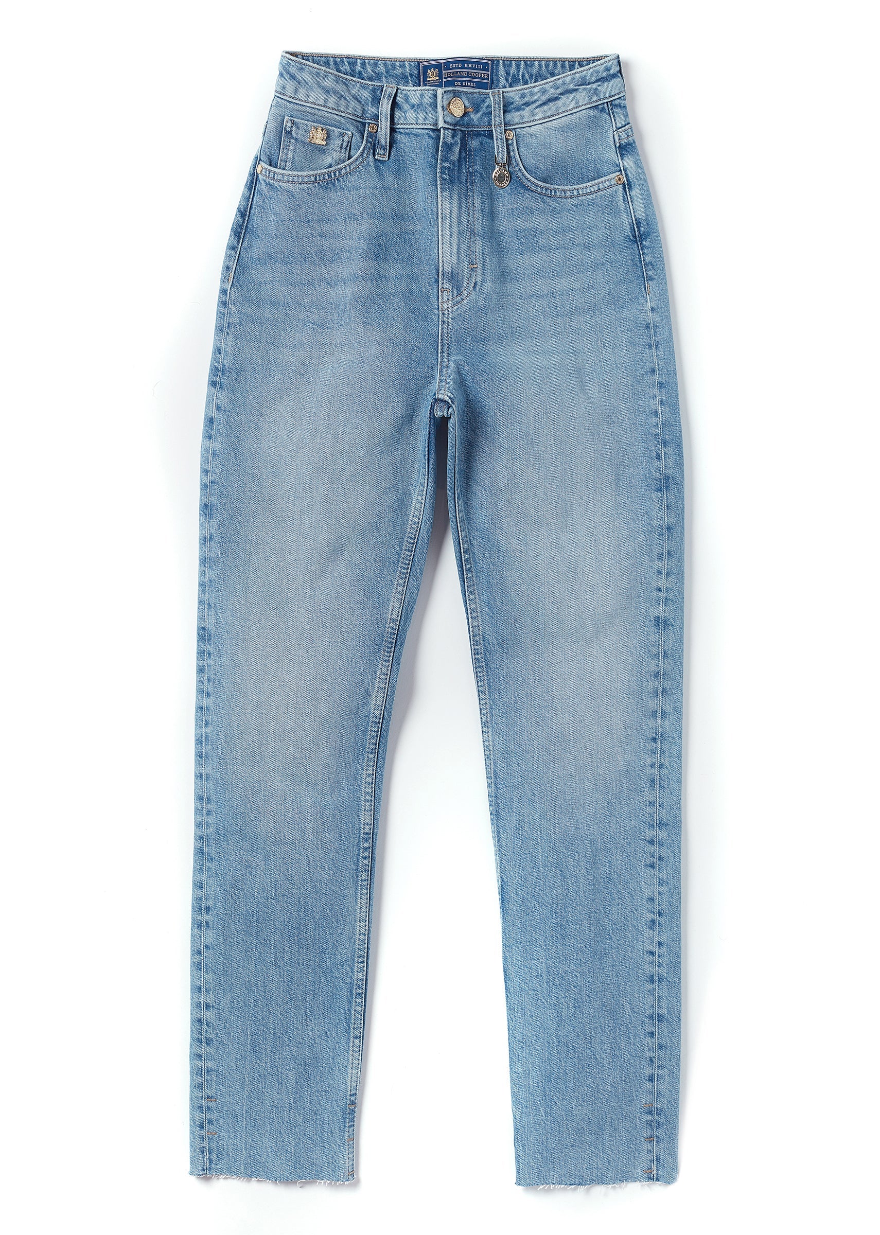 High Rise Slim Jean -   vintage denim -  UK8 - View 119
