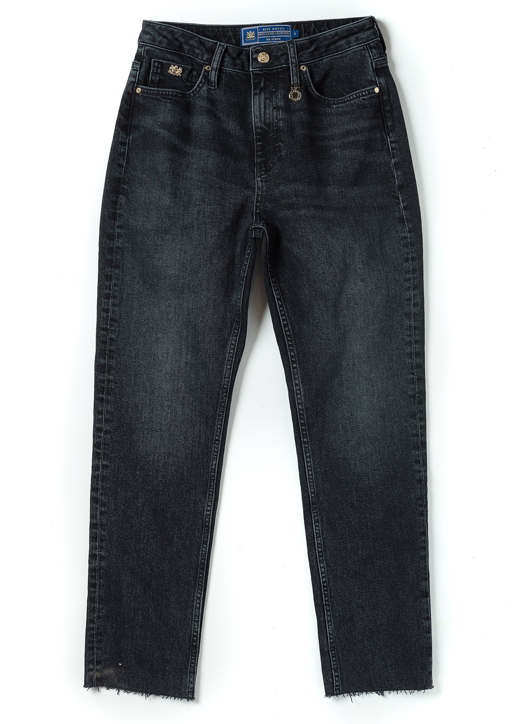 High Rise Slim Jean -   washed black - 16 - View 102