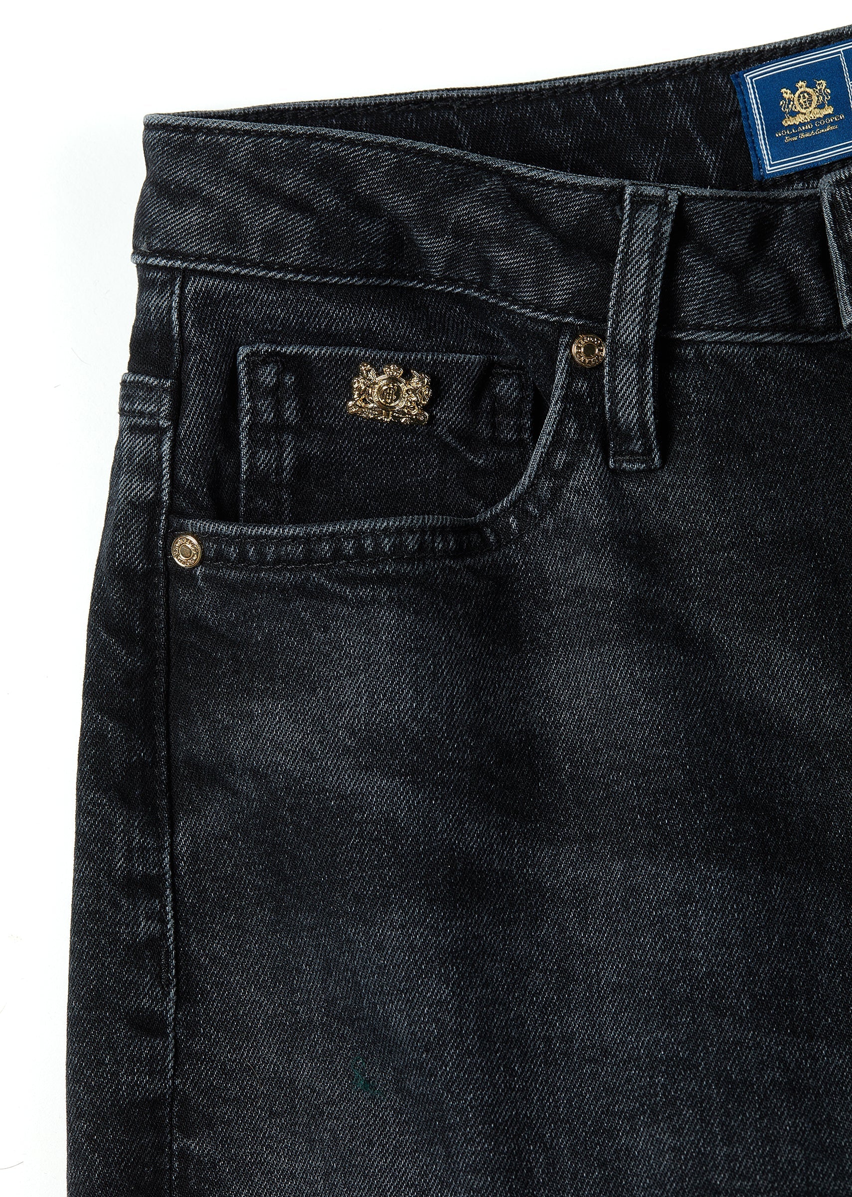 High Rise Slim Jean -   washed black - 16 - View 104