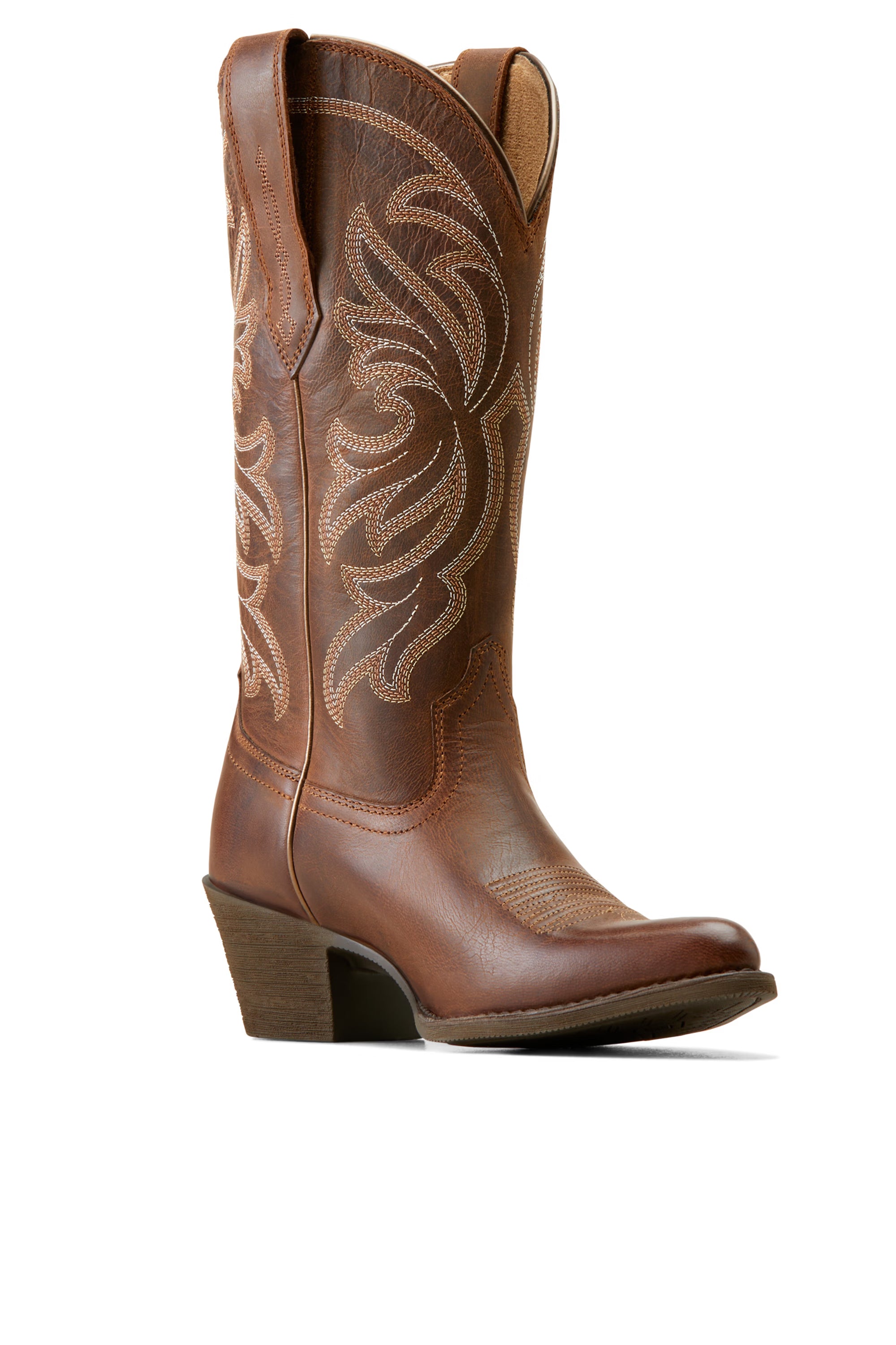 Ariat Heritage J Toe Western Boot #Colour_Sassy Brown