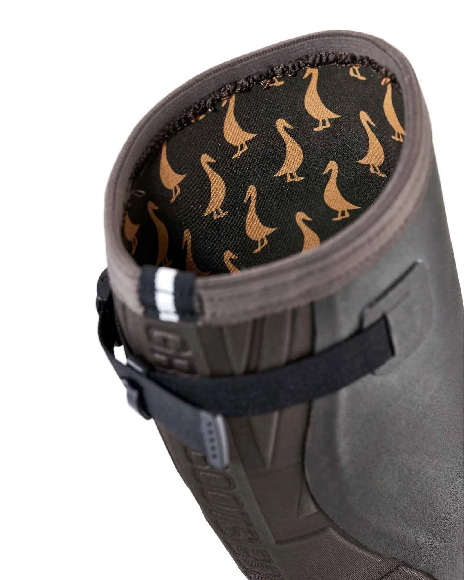 Grubs Highline 2.0 Full Rubber Wellington Boot #Colour_Mahogany