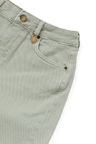 High Rise Denim Short -    sage -  UK16 - View 74