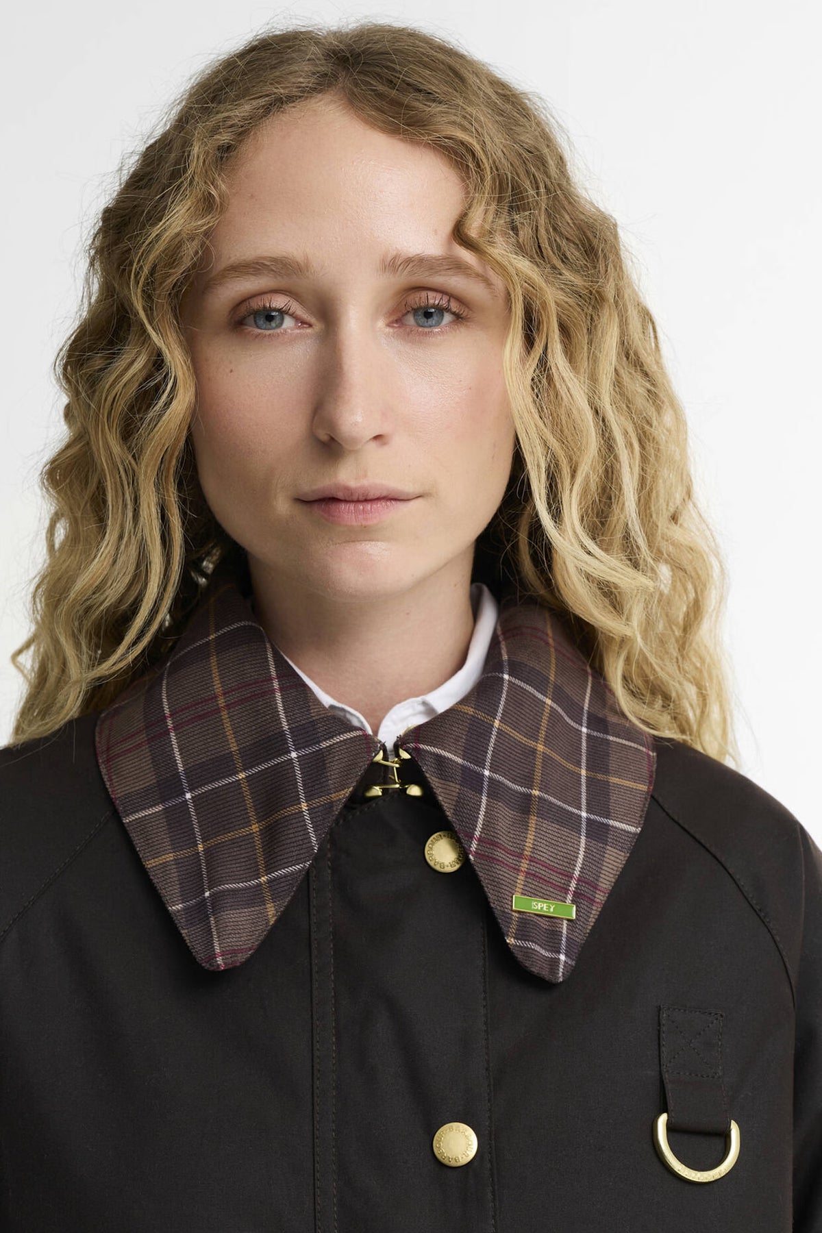 Icons Tartan Collar Spey Wax Jacket