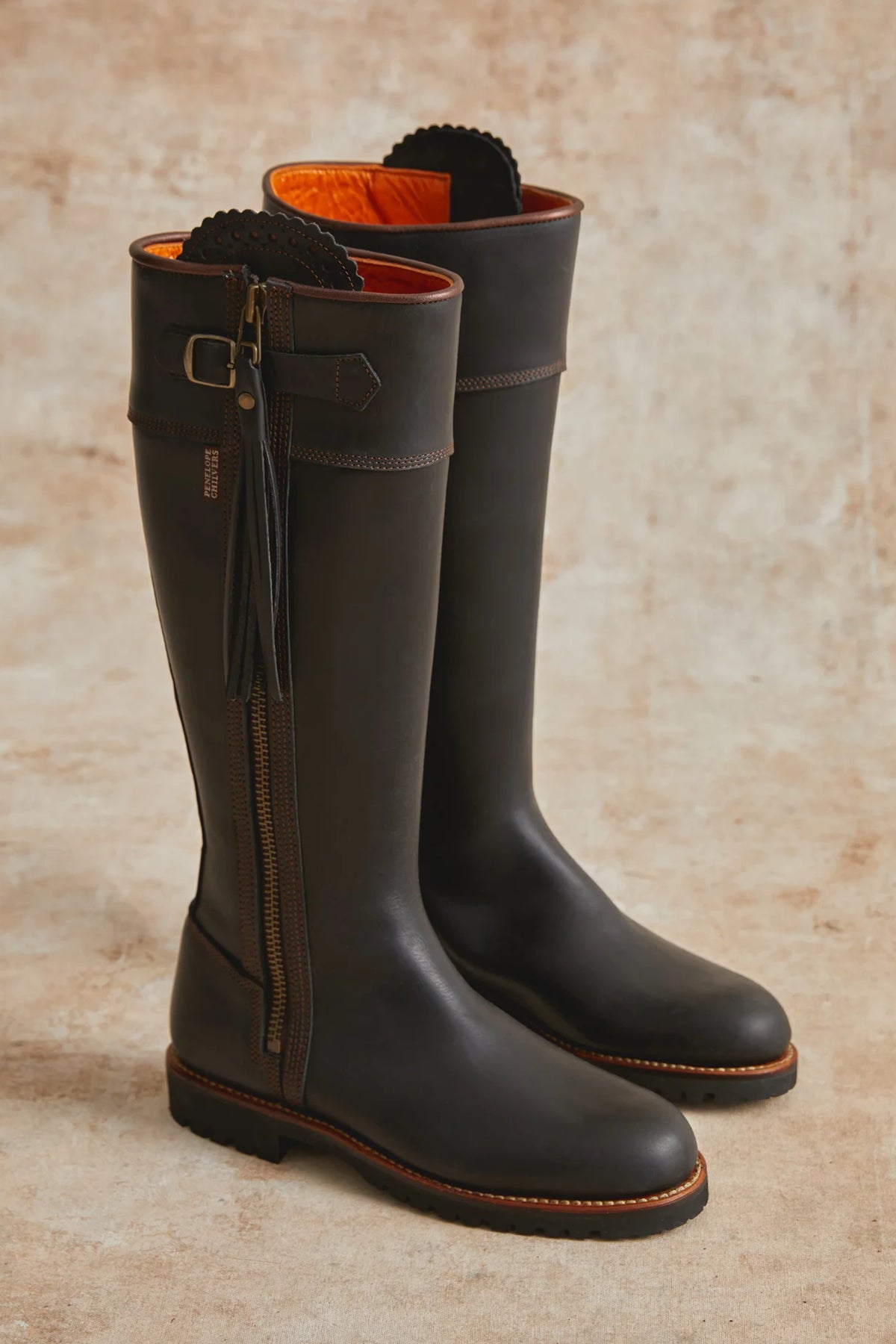 Inclement Long Leather Tassel Boot