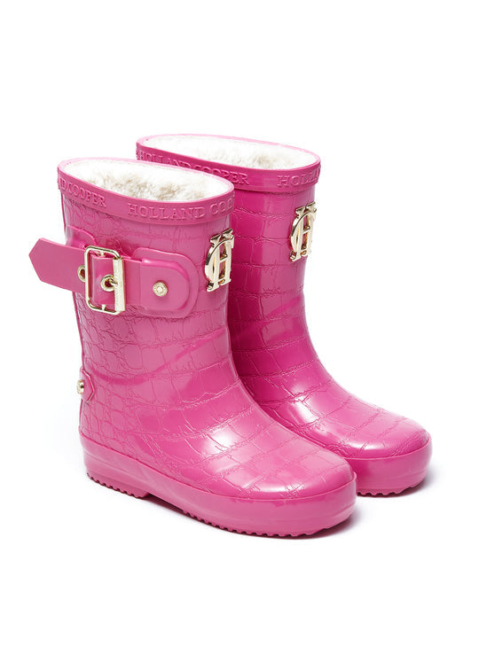 Holland Cooper Lollipop Pink Little Wellie-Toddler #Colour_Lollipop Pink