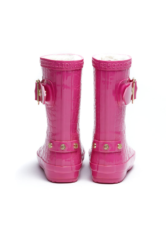 Holland Cooper Lollipop Pink Little Wellie-Toddler #Colour_Lollipop Pink