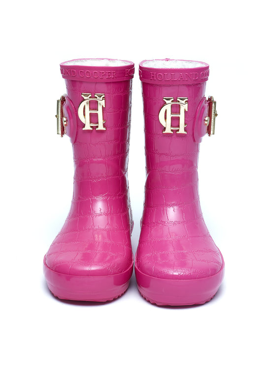 Holland Cooper Lollipop Pink Little Wellie-Toddler #Colour_Lollipop Pink