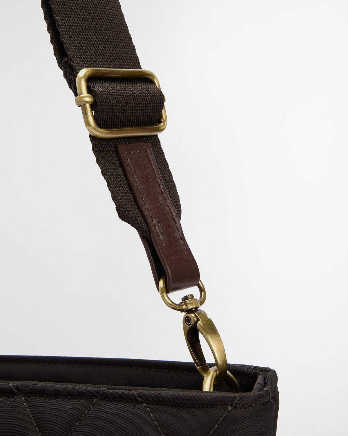 Barbour Mini Quilted Tote Bag #Colour_Olive
