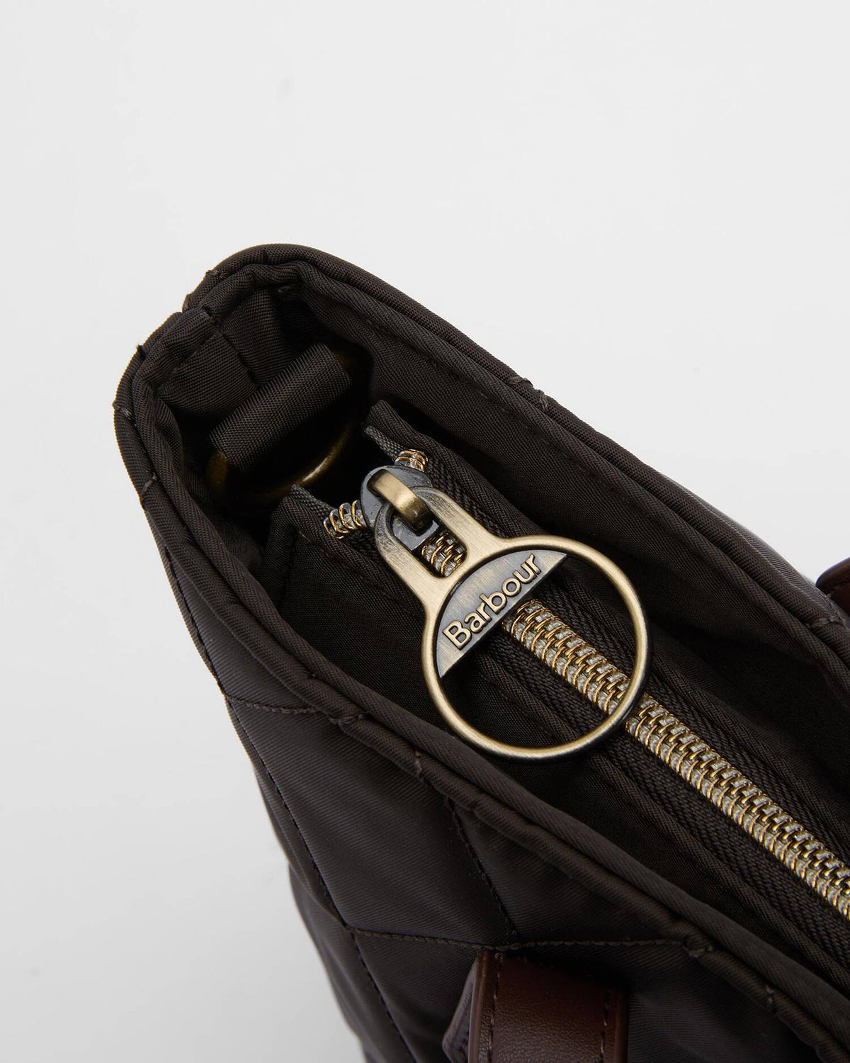 Barbour Mini Quilted Tote Bag #Colour_Olive