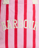 Barbour Cherry Blossom Emily Stripe Tote Bag #Colour_Cherry Blossom