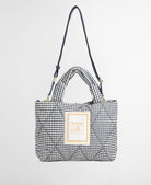 Barbour Gingham Check Riah Mini Quilted Tote Bag #Colour_Gingham Check