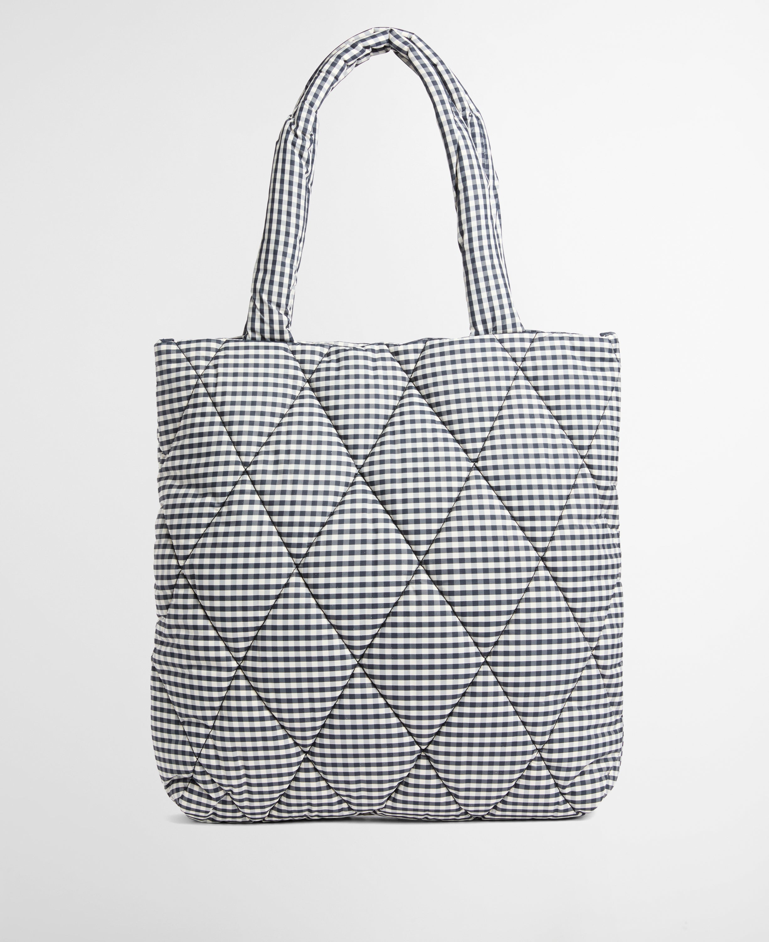 Barbour Gingham Check Riah Quilted Tote Bag #Colour_Gingham Check