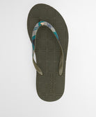 Barbour Olive/Ancient Tilda Toe Post Sandal #Colour_Olive/Ancient