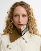 Barbour Light Pearl/Dress Cropped Beadnell Casual Jacket #Colour_Light Pearl/Dress