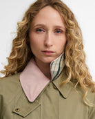 Barbour Gardenia/Dress Cropped Beadnell Casual Jacket #Colour_Gardenia/Dress