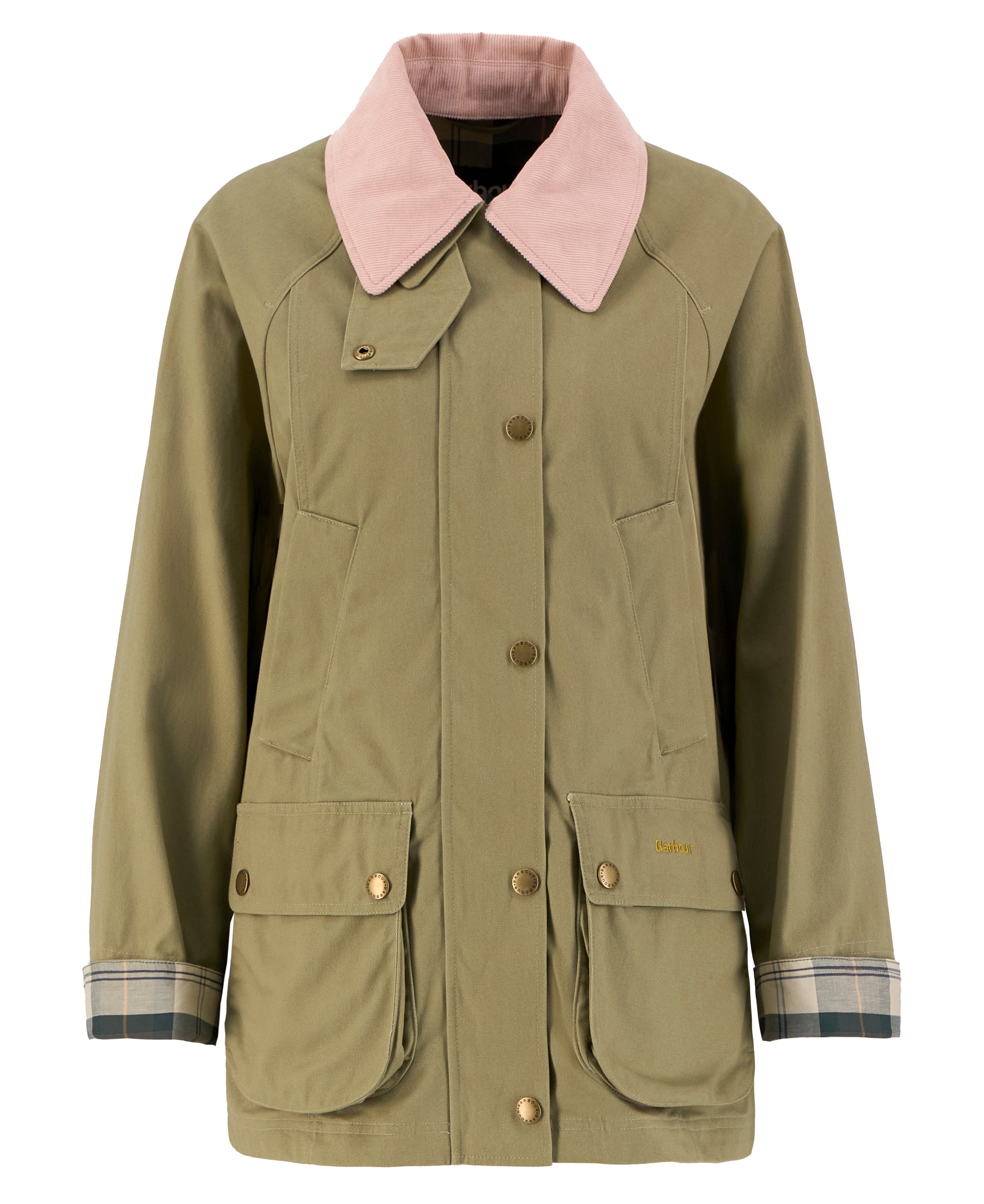 Barbour Bleached Olive/Ancient Modern Beadnell Casual Jacket #Colour_Bleached Olive/Ancient