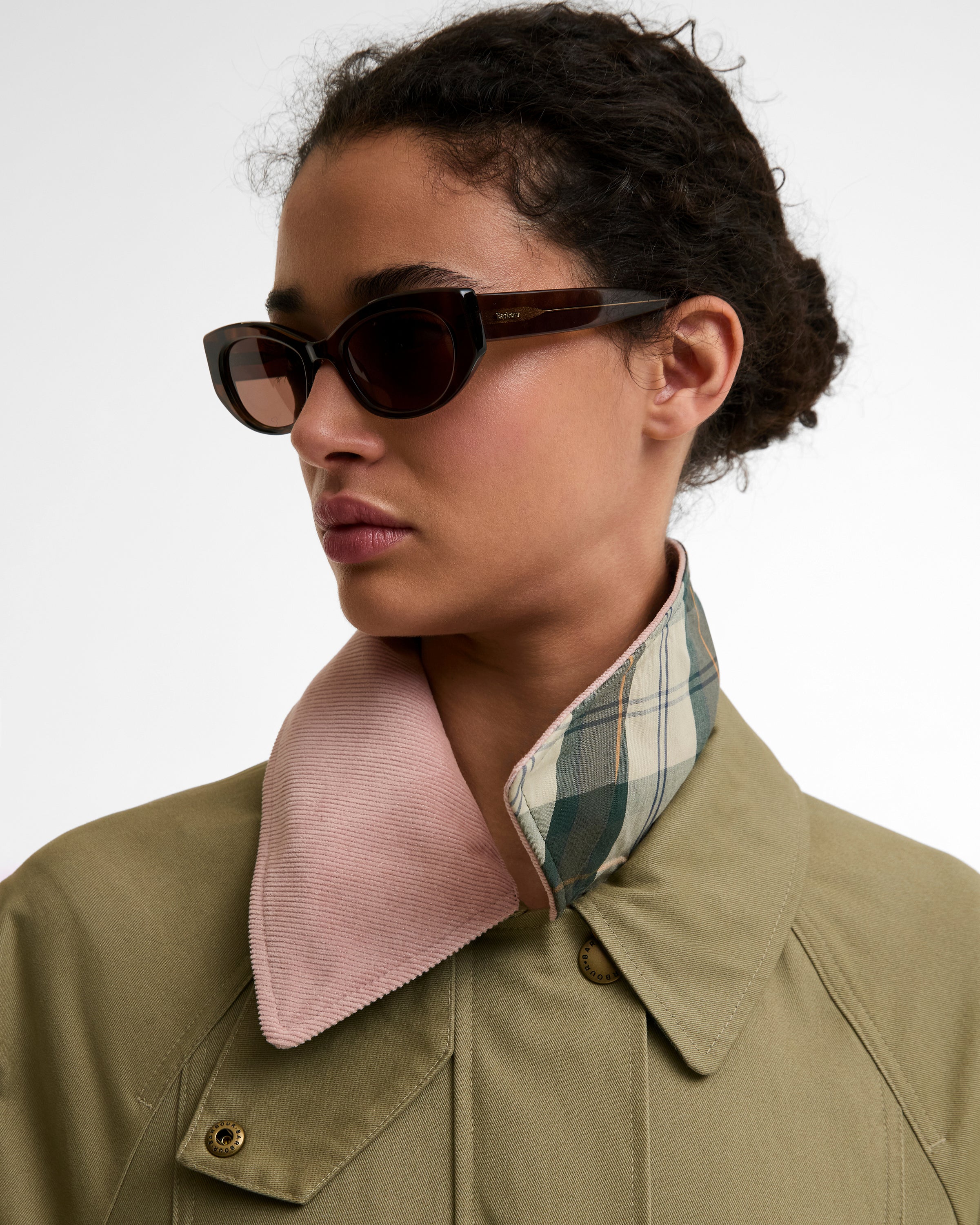 Barbour Bleached Olive/Ancient Modern Beadnell Casual Jacket #Colour_Bleached Olive/Ancient