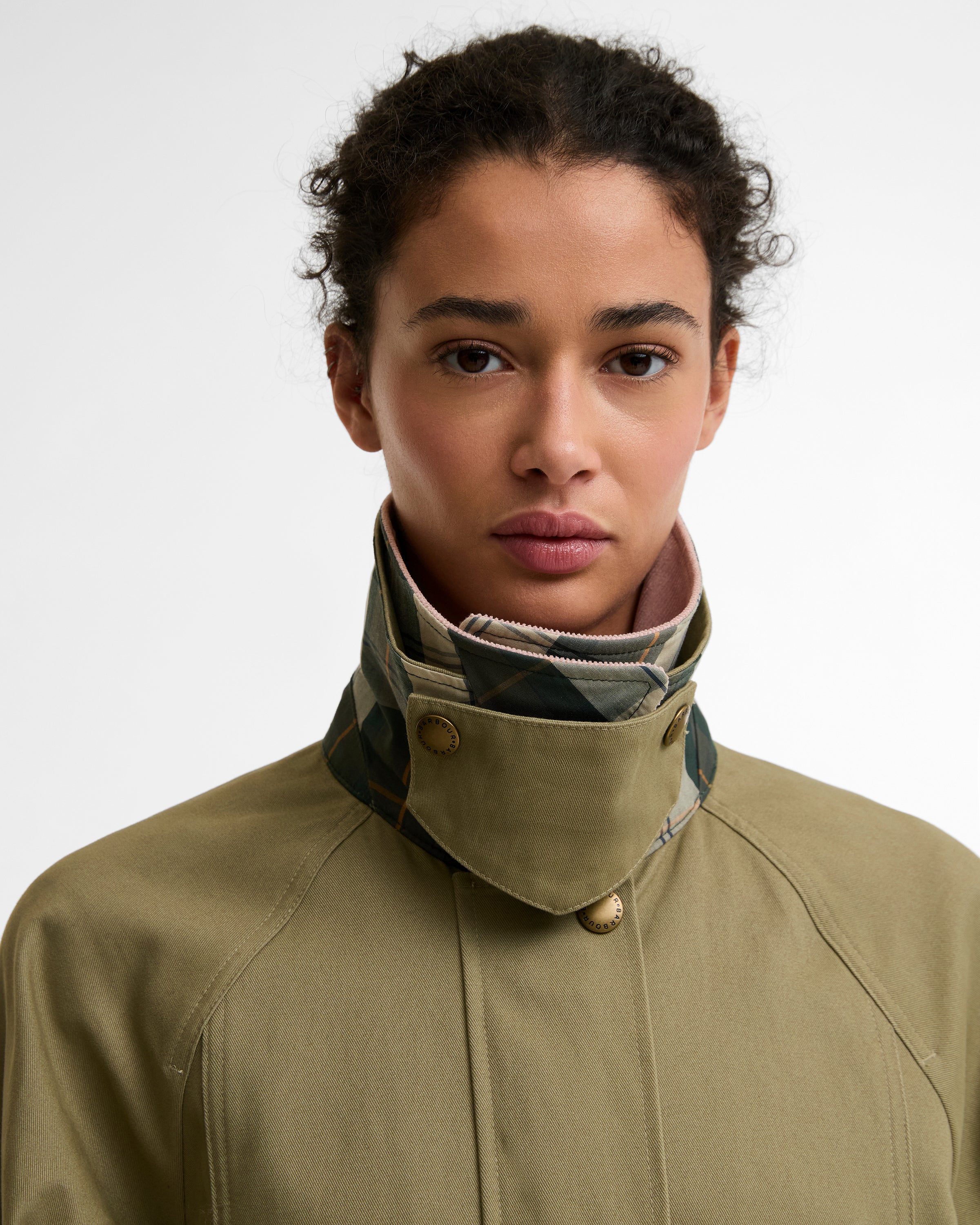 Barbour Bleached Olive/Ancient Modern Beadnell Casual Jacket #Colour_Bleached Olive/Ancient