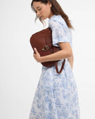 Barbour Ink Blue Print Wisteria Midi Dress #Colour_Ink Blue Print