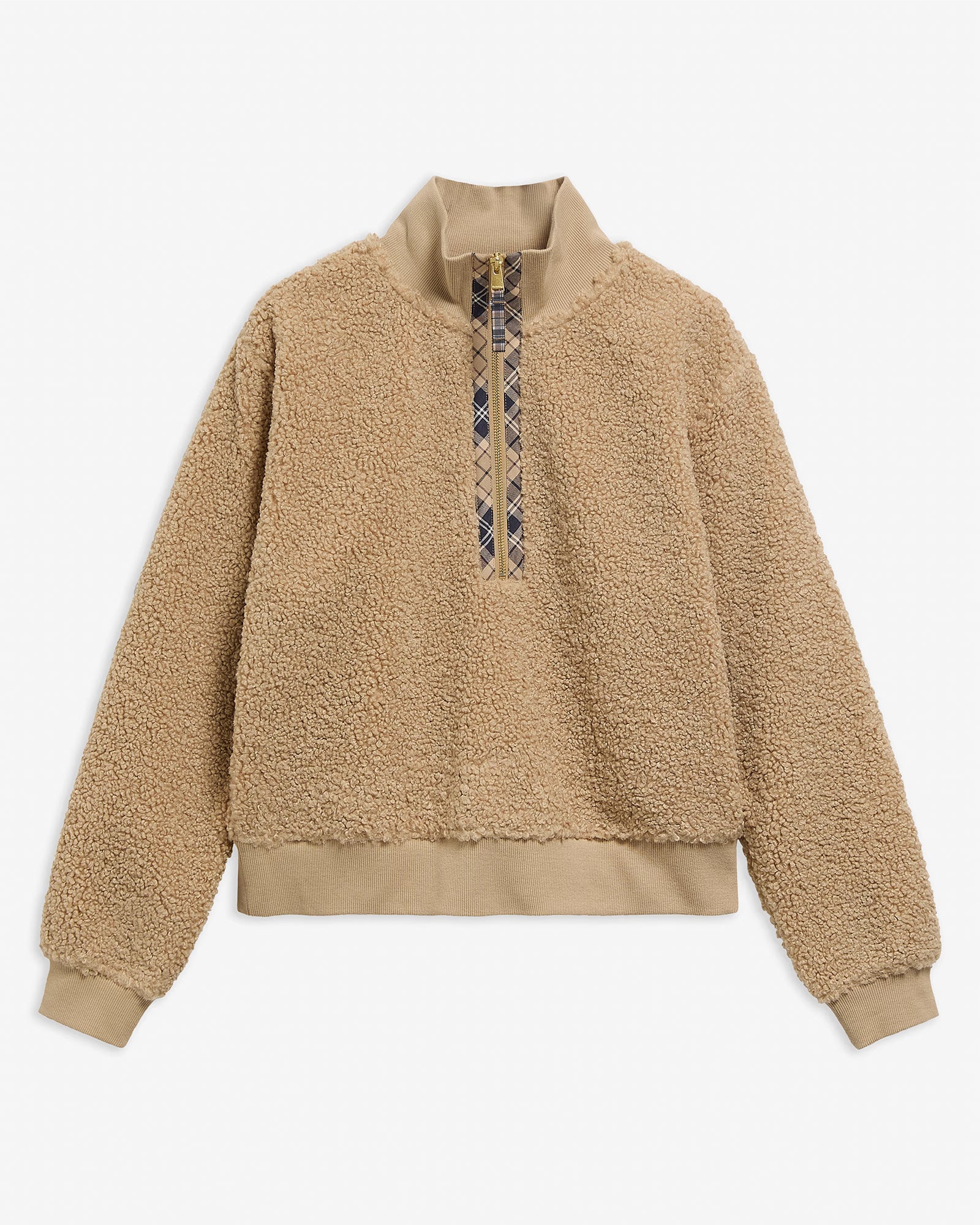 Barbour Fawne Fleece #Colour_Warm Trench