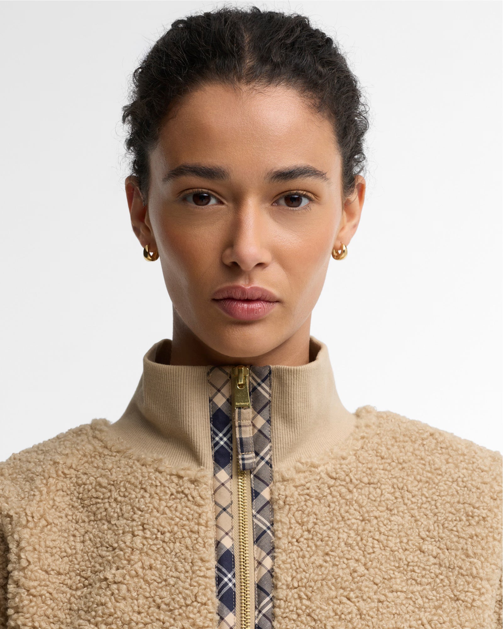 Barbour Fawne Fleece #Colour_Warm Trench